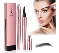 Matita per sopracciglia 3D impermeabile con 4 punte a forchetta 2025 nuovo aggiornamento Matita per sopracciglia impermeabile Microblading Matita per sopracciglia Disegno 2025 Ultima penna per