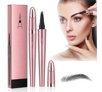 Matita per sopracciglia 3D impermeabile con 4 punte a forchetta 2025 nuovo aggiornamento Matita per sopracciglia impermeabile Microblading Matita per sopracciglia Disegno 2025 Ultima penna per