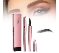 Matita per sopracciglia microblading impermeabile 3D, 2026, 2 pezzi, 4 punte a forchetta, penna per tatuaggio, matita per sopracciglia, impermeabile, lunga durata, impermeabile