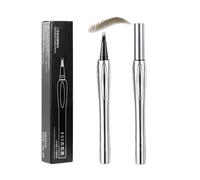 Matita per sopracciglia,Scolpisci e definisci le tue sopracciglia con la punta a forchetta - Precisione professionale a prova di sbavature, di lunga durata e impermeabile per una finitura