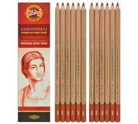 matita professionale in creta colore rossa sanguigna a densità di colore variabile H8802 Kohinoor