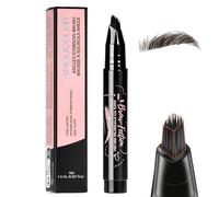 Matita Sopracciglia Waterproof, New 2.0 Matita Sopracciglia Con pennello angolato Brow-Fection e Ultra Precisa per modellare e definire le sopracciglia naturali, lunga tenuta -05 BLACK