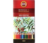 Matite acquerellabili KOH-I-NOOR MONDELUZ, set da 12 pezzi