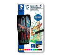 Matite Acquerellabili Staedtler Design Journey Scatola Metallica 12 Pezzi