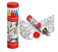 Caran d’Ache Scatola di metallo 10 pennarelli standard SWISSCOLOR + poster sul tema La Svizzera nel corso delle stagioni