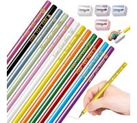 Matite arcobaleno personalizzate Matita personalizzata con incisione nome testo e logo Matita n. 2 personalizzata articoli per il ritorno a scuola per bambini insegnanti e studenti fino a 1200 pezzi
