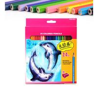 Matite Colorate | 24 Matite Colorate,Materiali Artistici, Penna Da Disegno Per Adulti, Per Compiti A Casa, Pittura, Creazione Di Opere D'Arte, Viaggi, Uso In Classe, Progetti Di Artigianato E