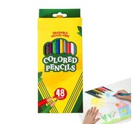 Matite colorate | 48 matite preaffilate | Matite meccaniche da disegno da 2,8 mm, materiale artistico per schizzi, fumetti, viaggi, bambini, aula e adulti