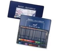 Matite colorate ad acquerello con custodia in metallo matita colorata pre-affilata con pennello fine per libri da colorare per adulti matite colorate vivaci