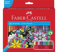 Matite colorate classiche in legno FABER-CASTELL, 60 pezzi