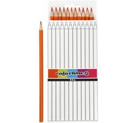 Matite colorate Colortime, arancio, mina: 3 mm, L: 17 cm, base, 12pz