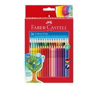 Matite colorate Faber-Castell Colour Grip astuccio di cartone - colori assortiti