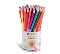 Matite colorate esagonali laccate Primo - 12 colori assortiti Ø mina 2,9 mm - barattolo da 72 pz - 505B72