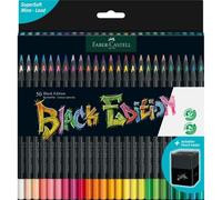 Matite colorate Faber-Castell Black Edit cartone - conf. 50 pezzi - 116450