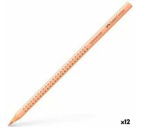 Matite colorate Faber-Castell Colour Grip Carne [12 Unità]