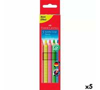 Matite colorate Faber-Castell Neon Multicolore [5 Unità]