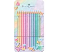Matite colorate Faber-Castell Sparkle - colori pastel assortiti - conf. 12 pezzi - 201910