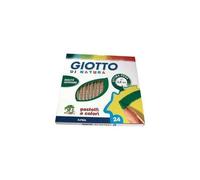 Matite colorate GIOTTO di Natura assorti astuccio da 24 - F240700