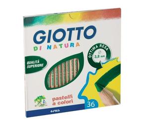 Matite colorate GIOTTO di Natura assorti astuccio da 36 - F240800