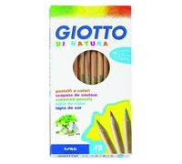 Matite colorate GIOTTO di Natura PEFC - astuccio da 12 - F240600