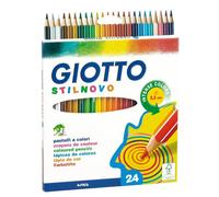 Matite colorate GIOTTO Stilnovo astuccio da 24 - F256600