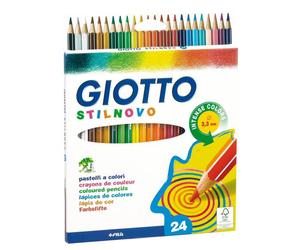 Matite colorate GIOTTO Stilnovo astuccio da 24 - F256600
