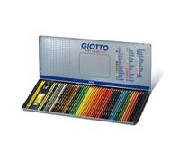 Matite colorate Giotto Supermina in scat assortiti + 4 accessori - F237500