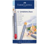 Matite Colorate Goldfaber Aqua Pezzi 12 Scatola In Metallo
