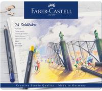 Matite Colorate Goldfaber Permanenti Pezzi 24 Scatola In Metallo