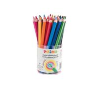 Matite Jumbo - lunghezza 17,5cm e D mina 5,5mm - 12 colori - Primo - barattolo 36 matite