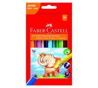 Matite colorate Jumbo Faber Castell form conf. 12 pezzi - 116501