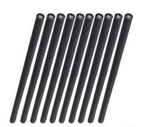 Matite colorate Jumbo Mine per bambini (A) | Mina infrangibile, gradiente di colori vivaci, di alta qualità per legno, impugnatura ergonomica, lunghezza 17,5 cm