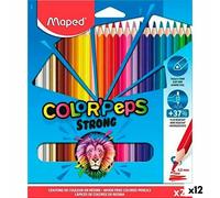 Matite colorate Maped Color' Peps Strong Multicolore 24 Pezzi [12 Unità]