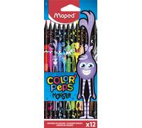Matite colorate Maped Color'Peps Monster triangolari 12 pezzi