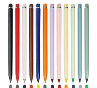Matite colorate - Matite da disegno per artisti, set di matite colorate eterne da 12 pezzi, senza affilatura, senza inchiostro, penna da disegno per ritrattisti, artigianato, studio, aula, diario