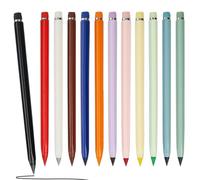 Matite colorate - penne eterne senza cera, strumenti di disegno, forniture d'arte | Set di scrittura non sharpened da 12 pezzi con consigli per progetti scolastici, creazione