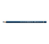 Matite colorate permanenti Faber Castell Polychromos mina 3,8 mm conf. 6 pezzi - blu prussia - 110246