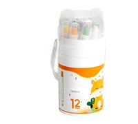 Matite colorate rotanti - Set di matite colorate pulite, atossiche e lavabili, ultra lisce, facili da afferrare per bambini da 1 a 3 anni e bambini 4 agli 8 anni | Matite colorate per bambini