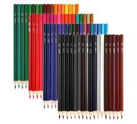 Matite colorate - Set colori da 72 pezzi a base di olio, matite colorate professionali, morbide e luminose per disegno e colorazione, valigetta colori inclusa