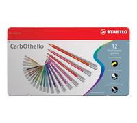 Matite colorate Stabilo CarbOthello tratto 4,4 mm assortiti scatola di metallo d