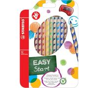 Matite colorate Stabilo EASYcolors per destrorsi assortiti astuccio da 12 - 332/