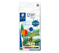 Matite colorate STAEDTLER 146C - Set da 12, esagonali, mina morbida | Mina morbida per tecniche di sfumatura dai colori brillanti in legno sostenibile Art. 146C C12