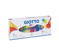 Matite colorate Stilnovo + pennarelli Turbo Color GIOTTO assortiti Conf. 90 pezz