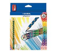 Matite Colorate Triangolari Slim Lyra Groove Con Astuccio Completo Da 24