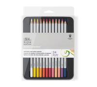 MATITE COLORATE WINSOR & NEWTON SET 24 MATITE PASTELLI COLORATI DISEGNO PENCILS