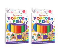 Matite da disegno per progetto, 2 scatole | Pennarelli a palloncino multicolore, opere d'arte con linee in rilievo, biglietti per aula, attività di decorazione colorata