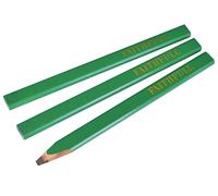 Matite Da Falegname Faithfull - Verdi / Dure (Confezione Da 3) FAICPG