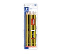 Matite Da Scuola Staedtler 121 Noris Con Gomma E Temperamatite Scatola Da 12