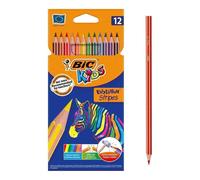 Matite Esagonali Bic Kids Evolution Stripes Scatola 12 Pezzi