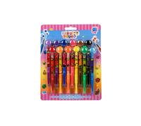 FRUITY SQUAD - Set of 12 Scented Gel Pens for Children, Assorted Colours FS60384